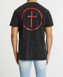 Kiss Chacey MENS MIRAGE RELAXED FIT TEE - ANTHRACITE BLACK, MENS TEE SHIRTS, KISS CHACEY, Elwood 101