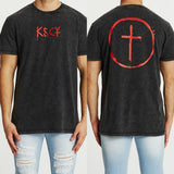 Kiss Chacey MENS MIRAGE RELAXED FIT TEE - ANTHRACITE BLACK, MENS TEE SHIRTS, KISS CHACEY, Elwood 101