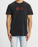 Kiss Chacey MENS MIRAGE RELAXED FIT TEE - ANTHRACITE BLACK, MENS TEE SHIRTS, KISS CHACEY, Elwood 101