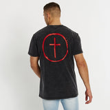 Kiss Chacey MENS MIRAGE RELAXED FIT TEE - ANTHRACITE BLACK, MENS TEE SHIRTS, KISS CHACEY, Elwood 101