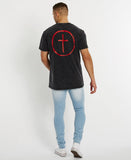 Kiss Chacey MENS MIRAGE RELAXED FIT TEE - ANTHRACITE BLACK, MENS TEE SHIRTS, KISS CHACEY, Elwood 101