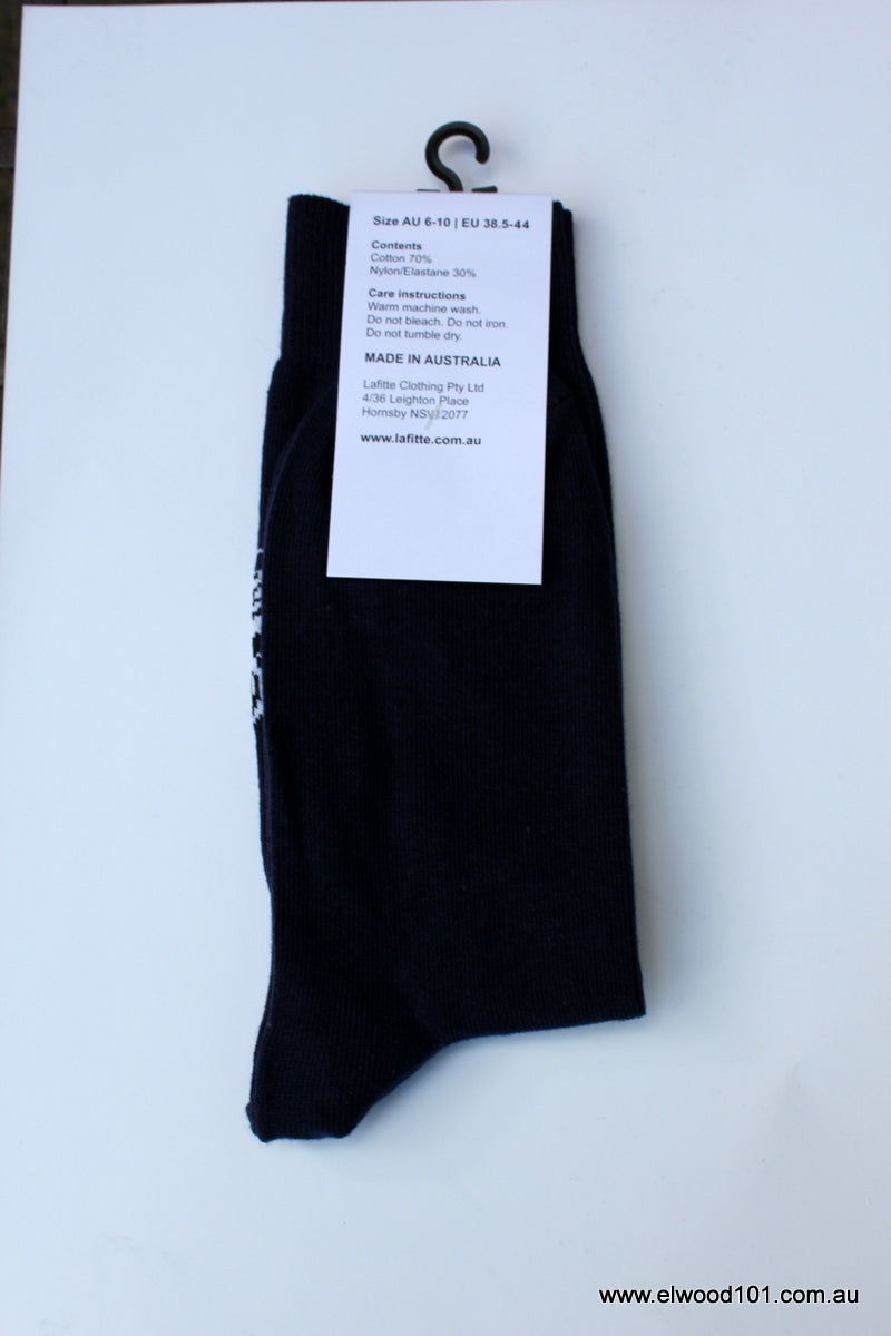 Lafitte CAR FUN SOCKS NAVY, SOCKS, LAFITTE, Elwood 101