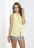 MINISTRY OF STYLE Womens Angular Tank - Lemon, WOMENS TOPS & SHIRTS, MINISTRY OF STYLE, Elwood 101