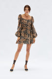 MINKPINK Womens Persian Paradise MIni Dress - Black/Brown, WOMENS DRESSES, MINKPINK, Elwood 101