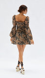 MINKPINK Womens Persian Paradise MIni Dress - Black/Brown, WOMENS DRESSES, MINKPINK, Elwood 101