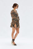 MINKPINK Womens Persian Paradise Waist Tie Top - Black/Brown, WOMENS TOPS & SHIRTS, MINKPINK, Elwood 101