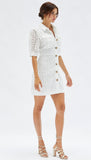 MINKPINK Womens Roxie Mini Shirt Dress - White, WOMENS DRESSES, MINKPINK, Elwood 101