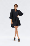 MINKPINK Womens Shadi Textured Mini Dress - Black, WOMENS DRESSES, MINKPINK, Elwood 101
