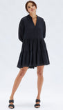 MINKPINK Womens Shadi Textured Mini Dress - Black, WOMENS DRESSES, MINKPINK, Elwood 101