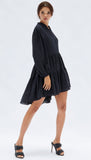 MINKPINK Womens Shadi Textured Mini Dress - Black, WOMENS DRESSES, MINKPINK, Elwood 101