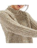 MINKPINK Womens Tiri High Neck Knit Jumper - Multi, WOMENS KNITS & SWEATERS, MINKPINK, Elwood 101