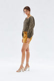 MINKPINK Womens Yasamin Puff Sleeve Top - Black/Gold, WOMENS TOPS & SHIRTS, MINKPINK, Elwood 101