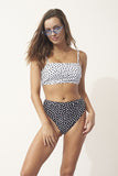 MinkPink POLLY LONGLINE BANDEAU - Polka Dot, WOMENS TOPS & SHIRTS, MINKPINK, Elwood 101