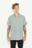nANA jUDY MENS WHITEHALL SHORT SLEEVE SHIRT - PIGMENT GREY, MENS SHIRTS, NANA JUDY, Elwood 101
