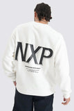 NENA & PASADENA Mens Federation Heavy Relaxed Sweater - Natural White, MENS KNITS & SWEATERS, NENA PASADENA, Elwood 101