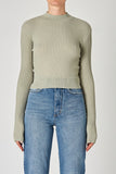 NEUW Womens Blues Long Sleeve Top - Sage, WOMENS TOPS & SHIRTS, NEUW, Elwood 101
