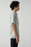 NEUW Mens Everyday HB Short Sleeve Shirt - Washed Organic Sage, MENS SHIRTS, NEUW, Elwood 101