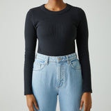 NEUW Womens Jonesy Long Sleeve Top - Black, WOMENS TOPS & SHIRTS, NEUW, Elwood 101