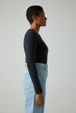 NEUW Womens Jonesy Long Sleeve Top - Black, WOMENS TOPS & SHIRTS, NEUW, Elwood 101