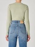 NEUW Womens Jonesy Long Sleeve Top - Sage, WOMENS TOPS & SHIRTS, NEUW, Elwood 101