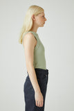 NEUW Womens Jonesy Singlet - Sage, WOMENS TEES & TANKS, NEUW, Elwood 101