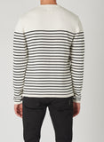 NEUW Mens Strummer Stripe  Knit - Off White, MENS KNITS & SWEATERS, NEUW, Elwood 101