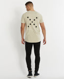 Nena Pasadena MENS ALL THE STARS SCOOP BACK TEE - ACID SAND, MENS TEE SHIRTS, NENA PASADENA, Elwood 101