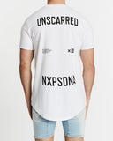 Nena Pasadena MENS FORGIVEN SINS CAPE BACK TEE - WHITE, MENS TEE SHIRTS, NENA PASADENA, Elwood 101