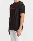 Nena Pasadena MENS FREEDOM SCOOP BACK TEE - PIGMENT BLACK, MENS TEE SHIRTS, NENA PASADENA, Elwood 101