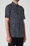 Neuw MENS WEB SHORT SLEEVE SHIRT NAVY, MENS SHIRTS, NEUW, Elwood 101