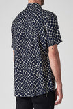 Neuw MENS WEB SHORT SLEEVE SHIRT NAVY, MENS SHIRTS, NEUW, Elwood 101