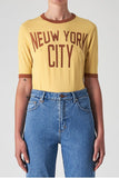 Neuw WOMENS NEUW YORK TEE BUTTER, WOMENS TEES & TANKS, NEUW, Elwood 101
