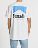 Nomadic Paradise MENS EXTRA MILD STANDARD TEE - WHITE, MENS TEE SHIRTS, NOMADIC PARADISE, Elwood 101