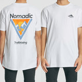 Nomadic Paradise MENS TRAILBLAZING STANDARD TEE - WHITE, MENS TEE SHIRTS, NOMADIC PARADISE, Elwood 101