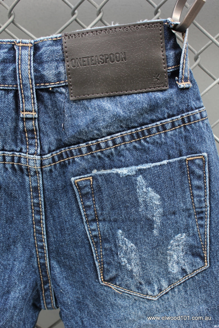 OneTeaspoon KIDS HOOLIGANS RELAXED STRAIGHT LEG JEAN, KIDS CLOTHING, OneTeaspoon, Elwood 101