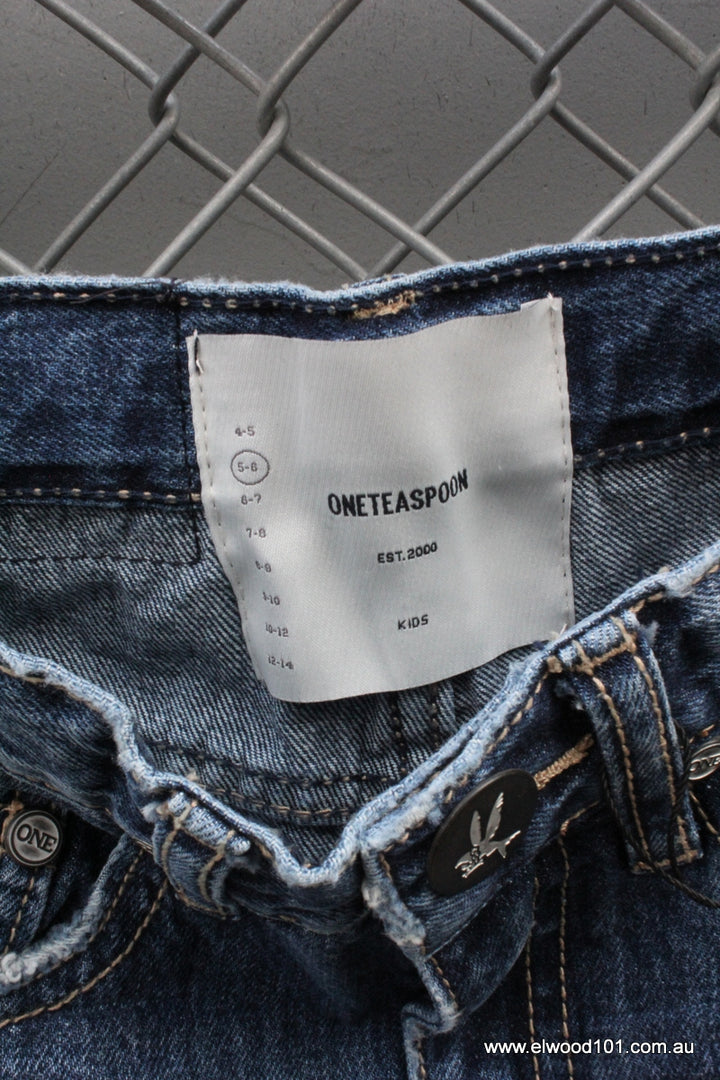 OneTeaspoon KIDS HOOLIGANS RELAXED STRAIGHT LEG JEAN, KIDS CLOTHING, OneTeaspoon, Elwood 101