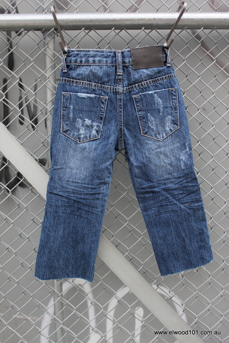 OneTeaspoon KIDS HOOLIGANS RELAXED STRAIGHT LEG JEAN, KIDS CLOTHING, OneTeaspoon, Elwood 101