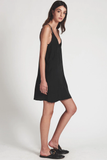 OneTeaspoon WOMENS RINGLEADER SLIP DRESS MATTE BLACK, WOMENS DRESSES, OneTeaspoon, Elwood 101