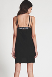 OneTeaspoon WOMENS RINGLEADER SLIP DRESS MATTE BLACK, WOMENS DRESSES, OneTeaspoon, Elwood 101