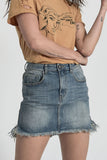 OneTeaspoon WOMENS STORM BOY STRETCH 2020 MINI HIGH WAIST DENIM SKIRT, WOMENS SKIRTS, OneTeaspoon, Elwood 101