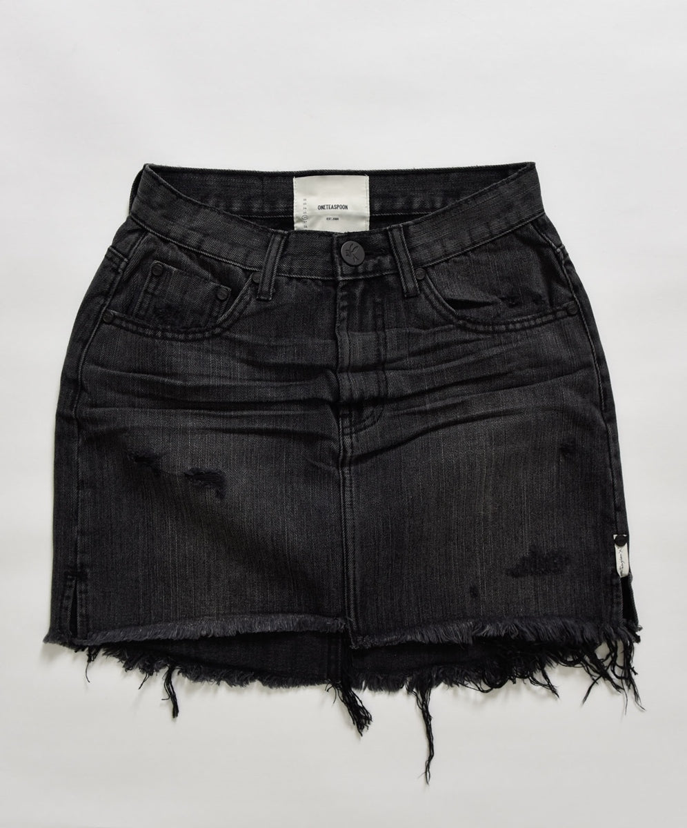 Ripped jean skirt 2020 on sale