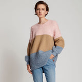 OneTeaspoon WOMENS GELATO STRIPE BUCKINGHAM SWEATER - GELATO STRIPE, WOMENS KNITS & SWEATERS, OneTeaspoon, Elwood 101