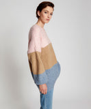 OneTeaspoon WOMENS GELATO STRIPE BUCKINGHAM SWEATER - GELATO STRIPE, WOMENS KNITS & SWEATERS, OneTeaspoon, Elwood 101