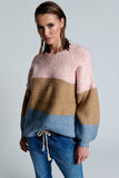 OneTeaspoon WOMENS GELATO STRIPE BUCKINGHAM SWEATER - GELATO STRIPE, WOMENS KNITS & SWEATERS, OneTeaspoon, Elwood 101