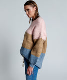 OneTeaspoon WOMENS GELATO STRIPE BUCKINGHAM SWEATER - GELATO STRIPE, WOMENS KNITS & SWEATERS, OneTeaspoon, Elwood 101