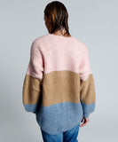 OneTeaspoon WOMENS GELATO STRIPE BUCKINGHAM SWEATER - GELATO STRIPE, WOMENS KNITS & SWEATERS, OneTeaspoon, Elwood 101