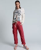 OneTeaspoon Womens Red Envy Cargo Safari Mid Waist Relaxed Pant - Red Envy, WOMENS DENIM, OneTeaspoon, Elwood 101