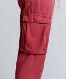 OneTeaspoon Womens Red Envy Cargo Safari Mid Waist Relaxed Pant - Red Envy, WOMENS DENIM, OneTeaspoon, Elwood 101