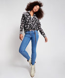 OneTeaspoon WOMENS HAND BATIK PAISLEY WESTERN SHIRT - BLACK PAISLEY, WOMENS TOPS & SHIRTS, OneTeaspoon, Elwood 101