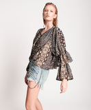 OneTeaspoon WOMENS PUNK PYTHON SOPHISTICATED SAVAGE TOP, WOMENS TOPS & SHIRTS, OneTeaspoon, Elwood 101
